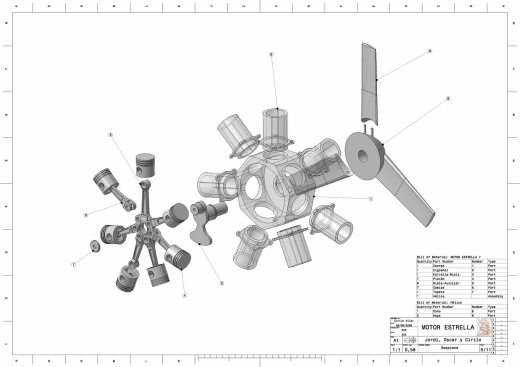 7缸星型布局发动机 sw16缩略图